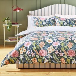 Argos Home Botanique Floral Blue Bedding Set - Superking. - thumbnail 1