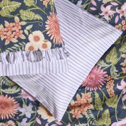 Argos Home Botanique Floral Blue Bedding Set - Superking. - thumbnail 2