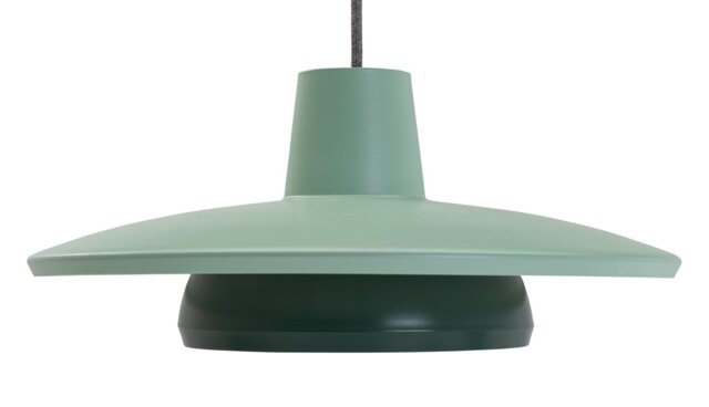 Habitat Velez Green Metal 2 Tier Lampshade - 40cm - image 1
