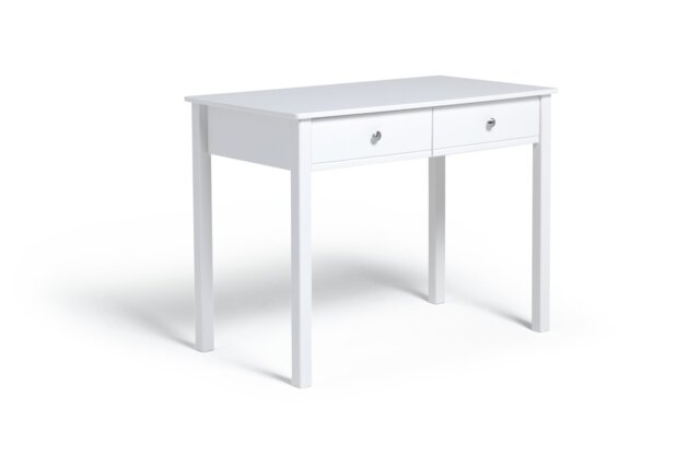 Habitat Brooklyn 2 Drawer Desk - White - image 1