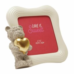 """Widdop Love Is Sweet Baby Bear 4"""" x 4"""" Resin Photo Frame""" - thumbnail 2