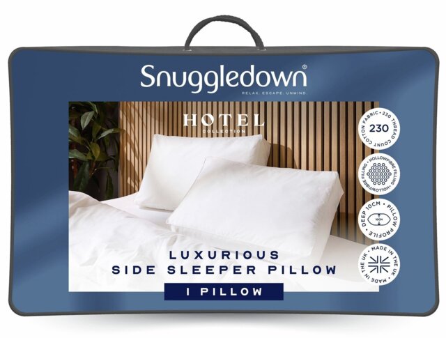 Snuggledown Hotel Side Sleeper Firm Pillow - 1 Pack - image 1