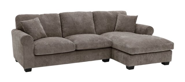 Argos Home Taylor Fabric Right Corner Chaise Sofa - Mink - image 1