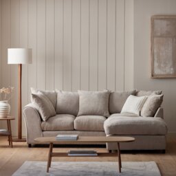 Argos Home Kacey Fabric Right Hand Corner Chaise Sofa -Stone - thumbnail 2