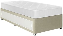 Argos Home Elmdon Single Side Slide Divan Bed - Natural - thumbnail 1