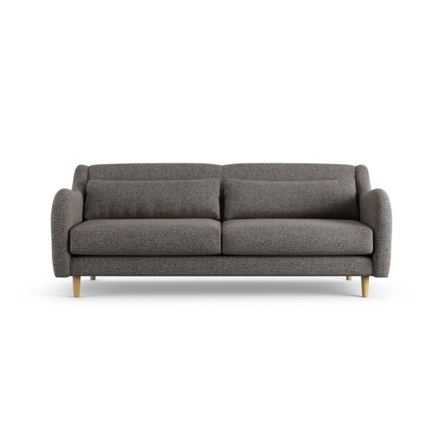 Habitat Turnmill Fabric 3 Seater Sofa - Charcoal - Ash Leg - image 1