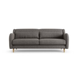 Habitat Turnmill Fabric 3 Seater Sofa - Charcoal - Ash Leg - thumbnail 1