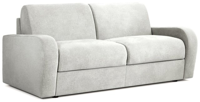 Jay-Be Deco Fabric 3 Seater Sofa Bed - Light Grey - image 1