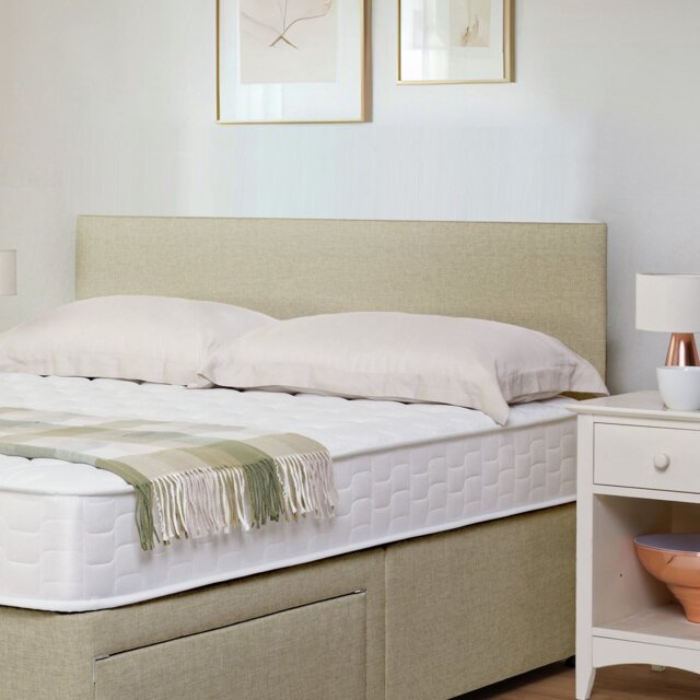 Argos Home Devon Fabric Single Headboard - Natural - image 1