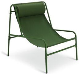 Habitat Teka Metal Garden Chair - Green - thumbnail 1