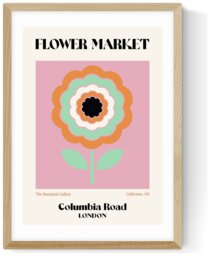 East End Prints Columbia Market Oak Frame Art Print - A3 - thumbnail 2