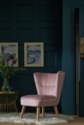 Argos Home Alexis Velvet Cocktail Chair - Pink - thumbnail 2