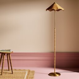 Habitat Norah Rattan Floor Lamp - Natural - thumbnail 2