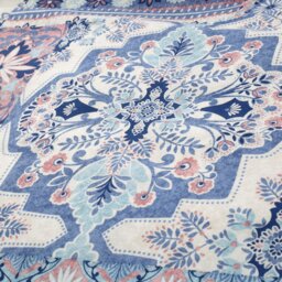 Catherine Lansfield Boho Patchwork Blue Bedding Set - Double - thumbnail 2