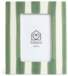 """Habitat Green Ceramic Picture Frame - 4x6""""""" - thumbnail 2
