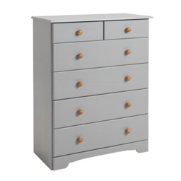 Argos Home Nordic 6 Drawer Chest - Grey