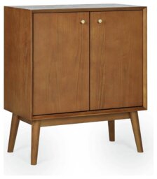 Julian Bowen Lowry 2 Door Sideboard - Brown - thumbnail 2