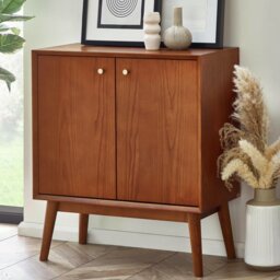 Julian Bowen Lowry 2 Door Sideboard - Brown - thumbnail 1