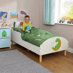 Liberty House Dinosaur Toddler Bed Frame - White - thumbnail 2