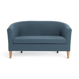 Argos Home Tub Fabric 2 Seater Sofa - Navy