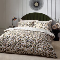 Hoem City Printed Toffee Bedding Set - Single - thumbnail 2