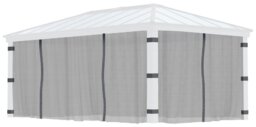 Palram Canopia Dallas 4 Piece Gazebo Netting Set 12 x 20ft - thumbnail 1