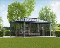 Palram Canopia Dallas 4 Piece Gazebo Netting Set 12 x 20ft - thumbnail 2