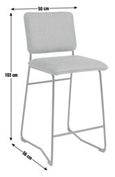 Argos Home Loft Living Bar Stool - Brown - thumbnail 2