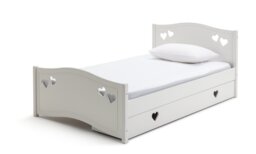 Argos Home Mia Single Bed Frame - White - thumbnail 2