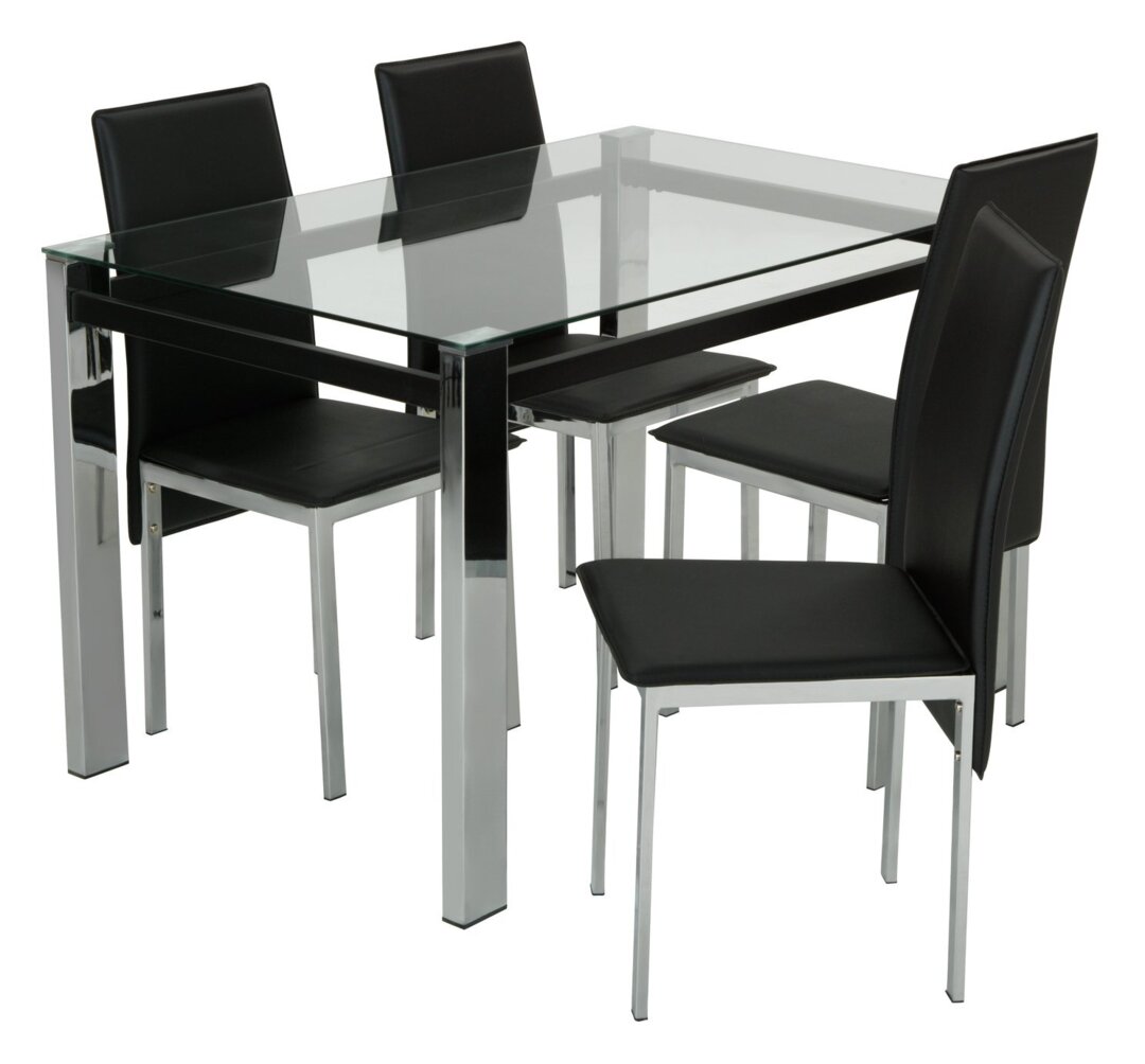 Black Chairs Lido Glass Dining Table Clearance Lido Dining Chair