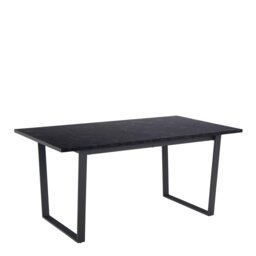 Furniture To Go Amble 6 Seater Dining Table - Black - thumbnail 2