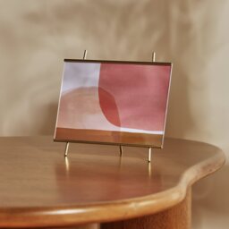 """Habitat Gold Acrylic Easel Metal Picture Frame - 5x7"""""""