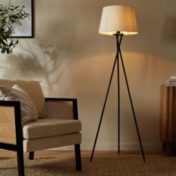 Habitat Cortillo Base Only Tripod Floor Lamp - Black - thumbnail 2