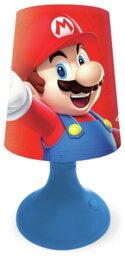 Super Mario Kids LED Colour Changing Night Light- Red - thumbnail 1