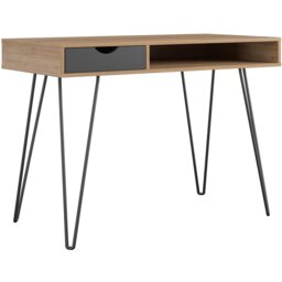 Dorel Harmony 1 Drawer Desk - Grey & Oak - thumbnail 2