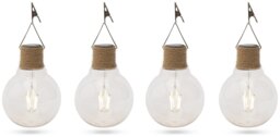 Habitat Warm White Solar Lightbulbs - Pack of 4 - thumbnail 2