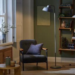 Habitat Benson Adjustable Floor Lamp - Grey - thumbnail 2