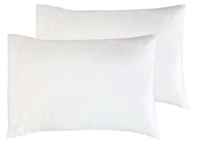 Habitat Cotton Rich 180 TC Standard Pillowcase Pair - White - image 1