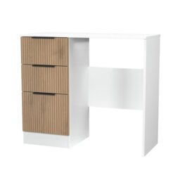 Livara Ready Assembled Tofino Dressing Table - White & Oak - thumbnail 2