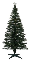 Habitat 5ft Fibre Optic Warm White Star Christmas Tree - thumbnail 2
