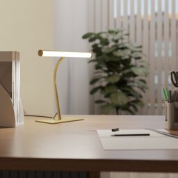 EGLO Riccione LED Desk Lamp - Gold