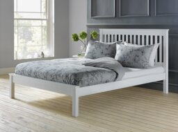 Argos Home Aspley Double Wooden Bed Frame - White - thumbnail 2