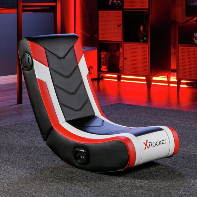 X Rocker Solo eSports 2.0 Audio Junior Gaming Chair - Red - image 1