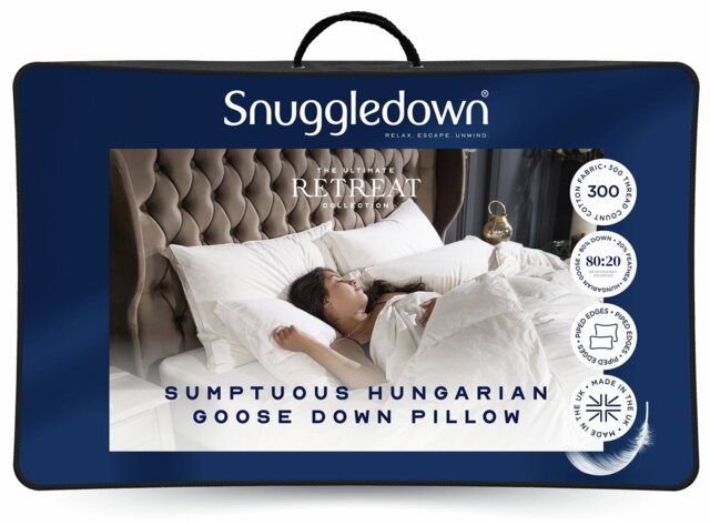 Snuggledown Retreat Medium Soft Pillow - 2 Pack - image 1