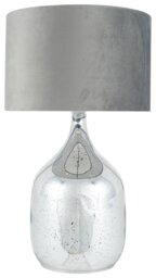 Pacific Stellar Glass Table Lamp - Silver - thumbnail 2