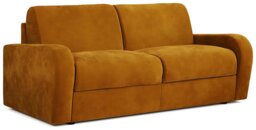 Jay-Be Deco Velvet 3 Seater Sofa Bed - Gold - thumbnail 1