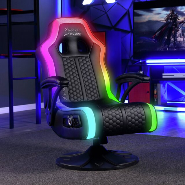 X Rocker Adrenaline RGB Stereo Gaming chair with LED Light - image 1