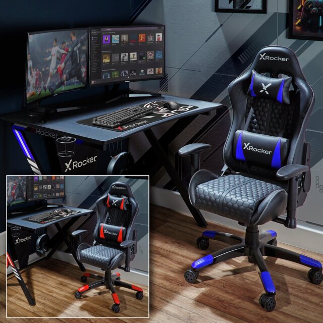 X Rocker Arteon Reversible Junior Gaming Chair - Black - image 1