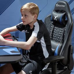 X Rocker Arteon Reversible Junior Gaming Chair - Black - thumbnail 2