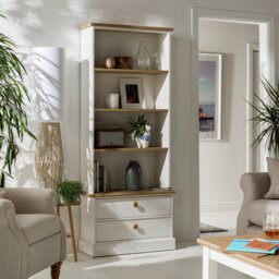 Argos Home Winchester 2 Drawer Bookcase - White